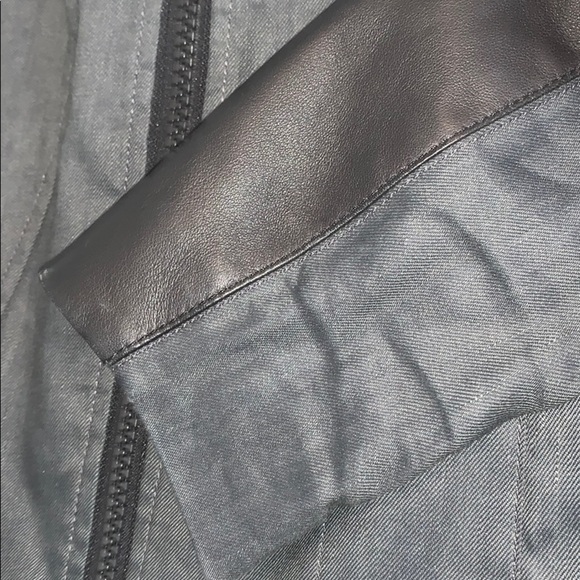 Helmut Lang Linen and Leather Blazer Jacket - Picture 6 of 15